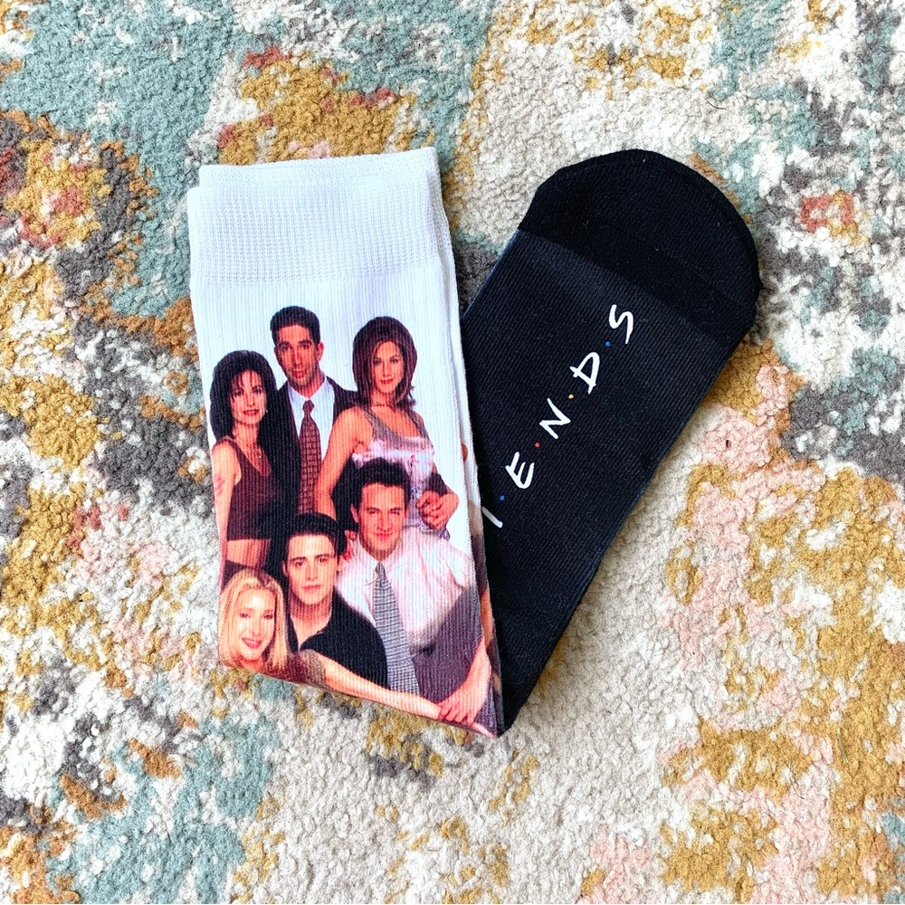 NWOT Friends TV Show NBC Socks One Size F.R.I.E.N.D.S Television Series